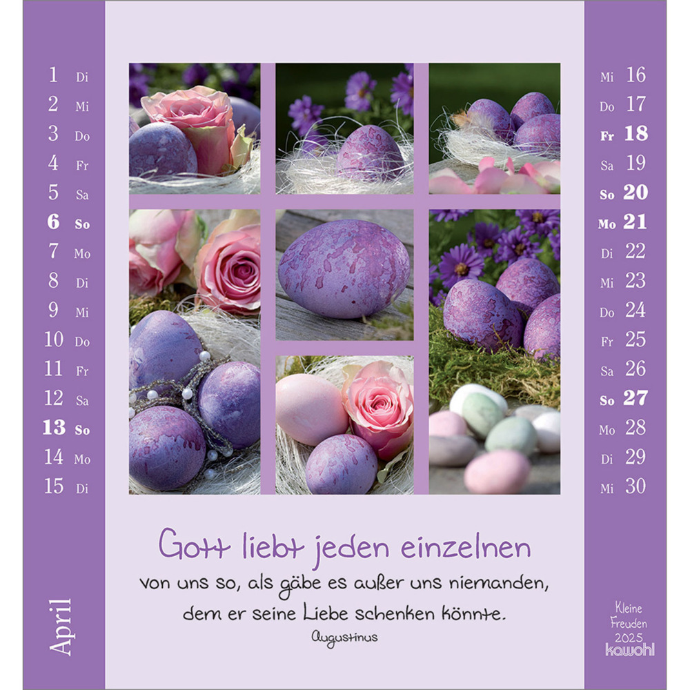 Bild: 9783754881453 | Kleine Freuden 2025 | Aufstell-Kalender mit Bildcollagen | Kalender