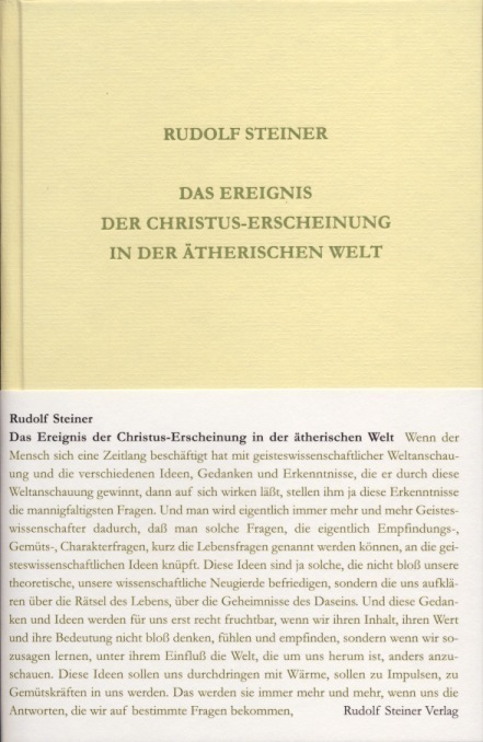 Cover: 9783727411816 | Das Ereignis der Christus-Erscheinung in der ätherischen Welt | Buch