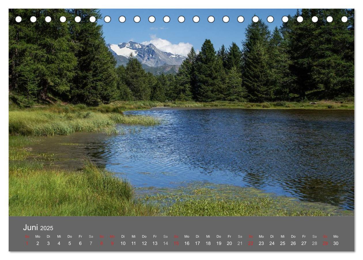 Bild: 9783435611119 | Wallis. Perle der Schweiz (Tischkalender 2025 DIN A5 quer),...