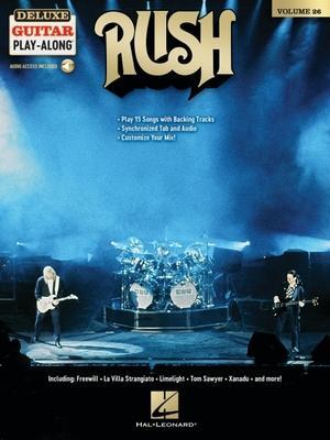 Cover: 9781540096883 | Rush - Deluxe Guitar Play-Along Volume 26: Play 15 Songs with...