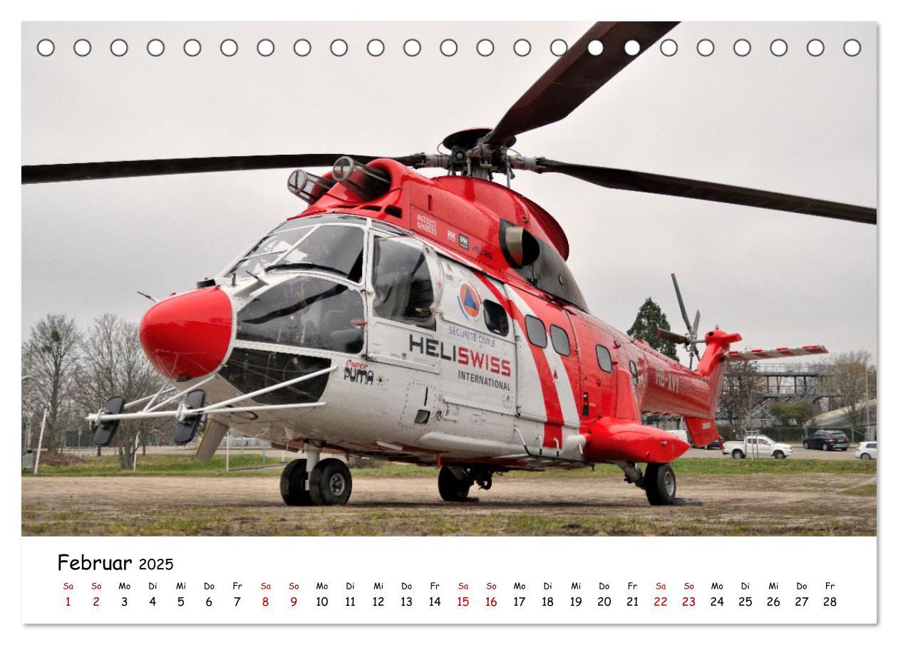 Bild: 9783457235669 | Die beeindruckende Welt der Hubschrauber (Tischkalender 2025 DIN A5...