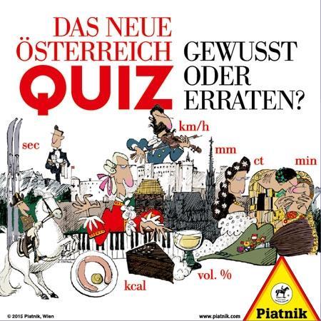 Cover: 9001890612695 | Das neue Österreichquiz | Spiel | 6126 | Deutsch | 2015 | Piatnik