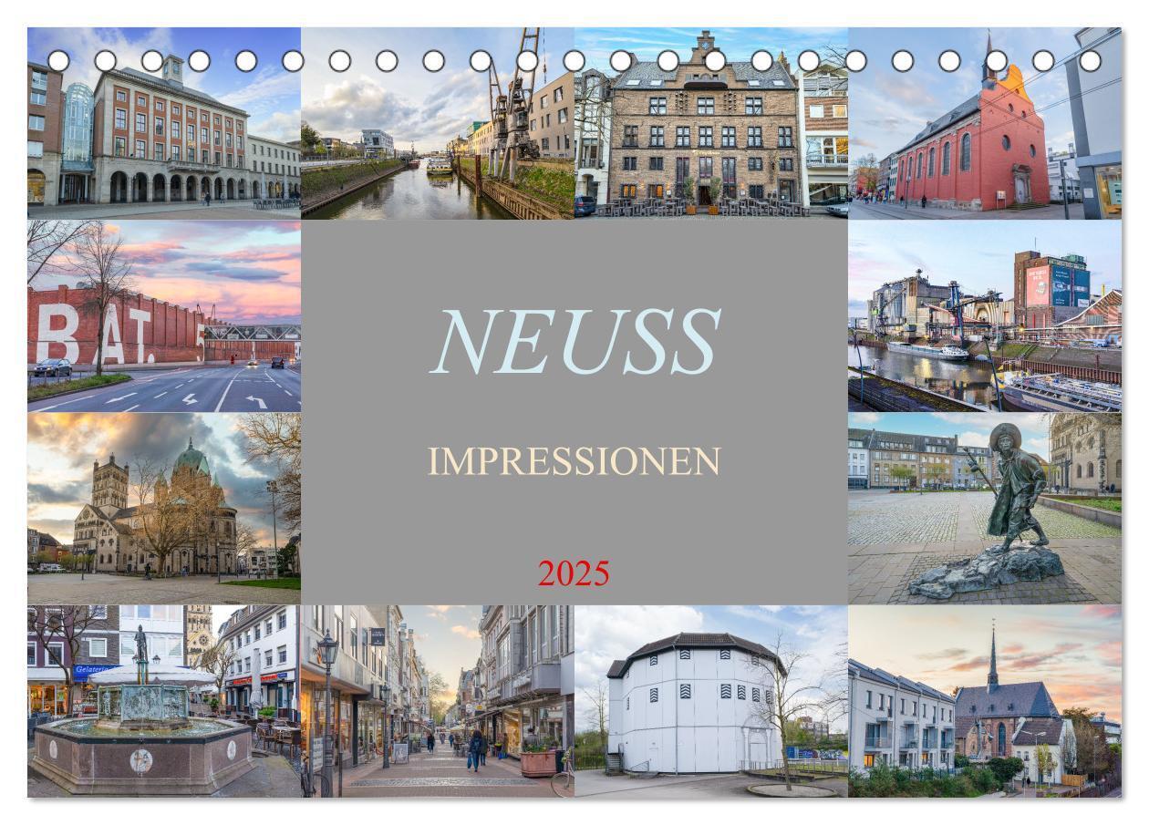 Cover: 9783383830976 | Neuss Impressionen (Tischkalender 2025 DIN A5 quer), CALVENDO...