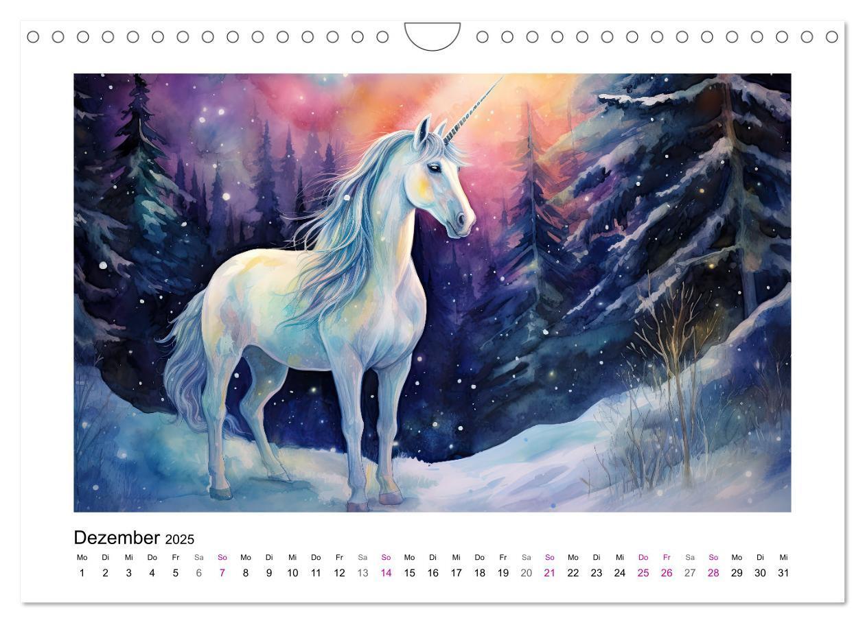 Bild: 9783383858796 | Geliebte Einhörner (Wandkalender 2025 DIN A4 quer), CALVENDO...