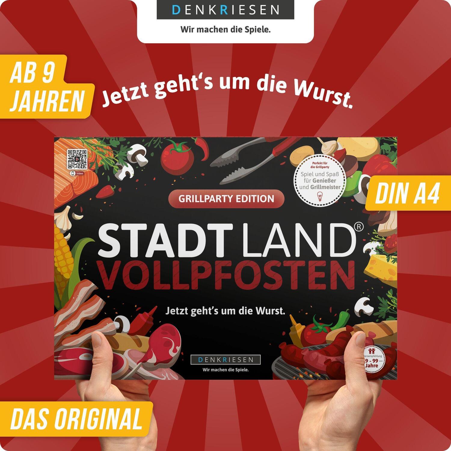 Bild: 4260528094684 | STADT LAND VOLLPFOSTEN® - GRILLPARTY EDITION - "Jetzt geht's um die...