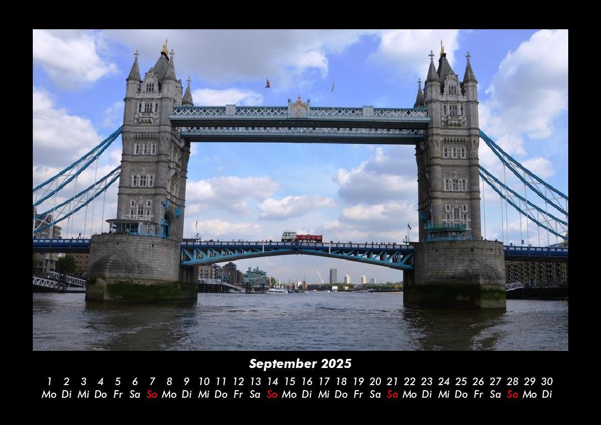 Bild: 9783755978572 | London 2025 Fotokalender DIN A3 | Tobias Becker | Kalender | Kalender