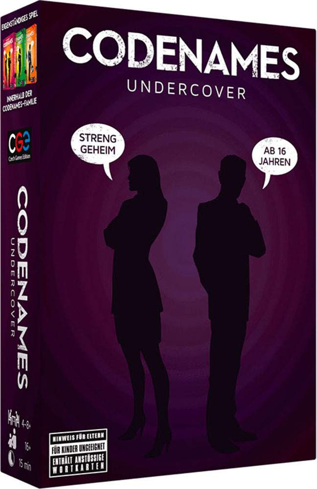 Cover: 4260664070733 | Codenames Undercover | Nicht jugendfreies Partyspiel | Vlaada Chvátil