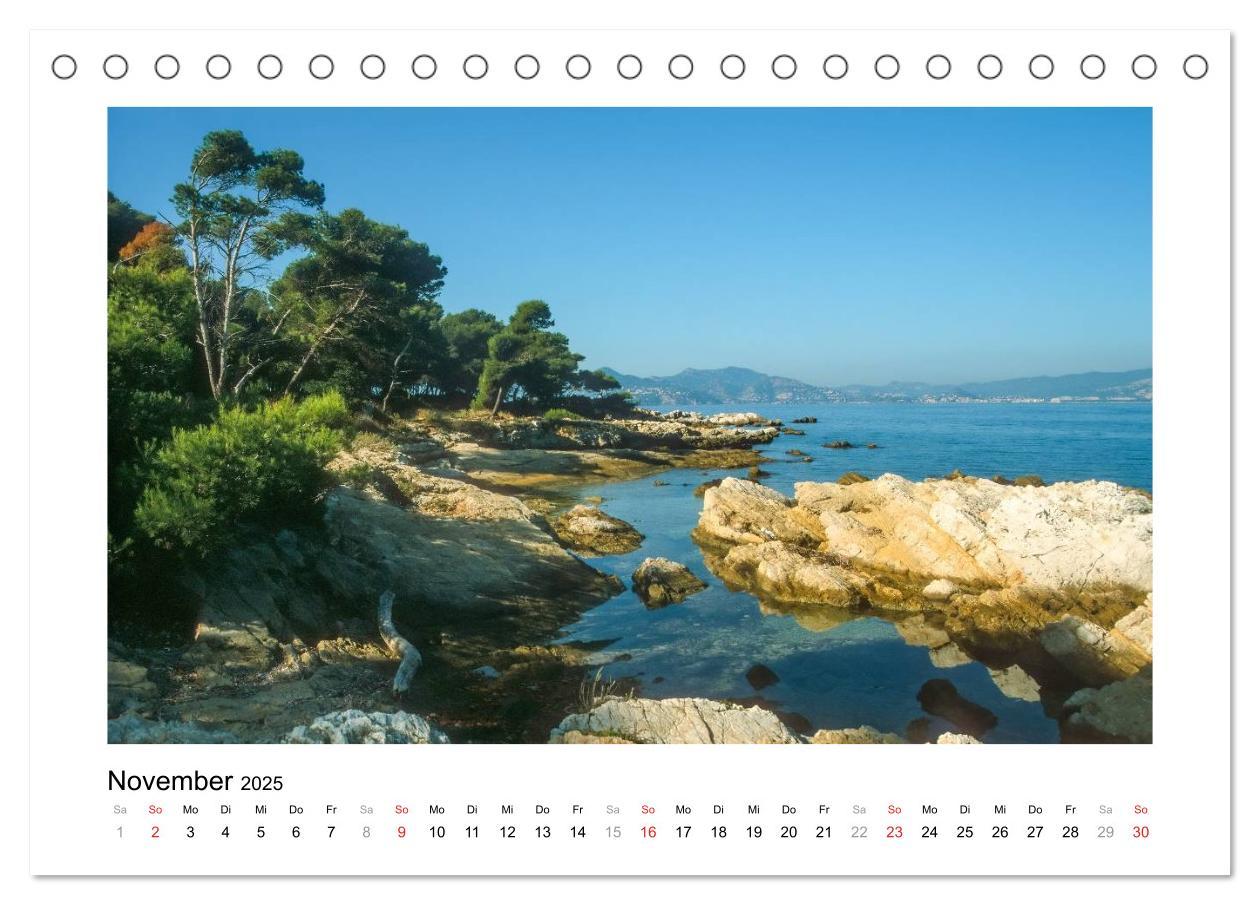 Bild: 9783435668519 | Cote d'Azur - Im Licht der blauen Küste (Tischkalender 2025 DIN A5...