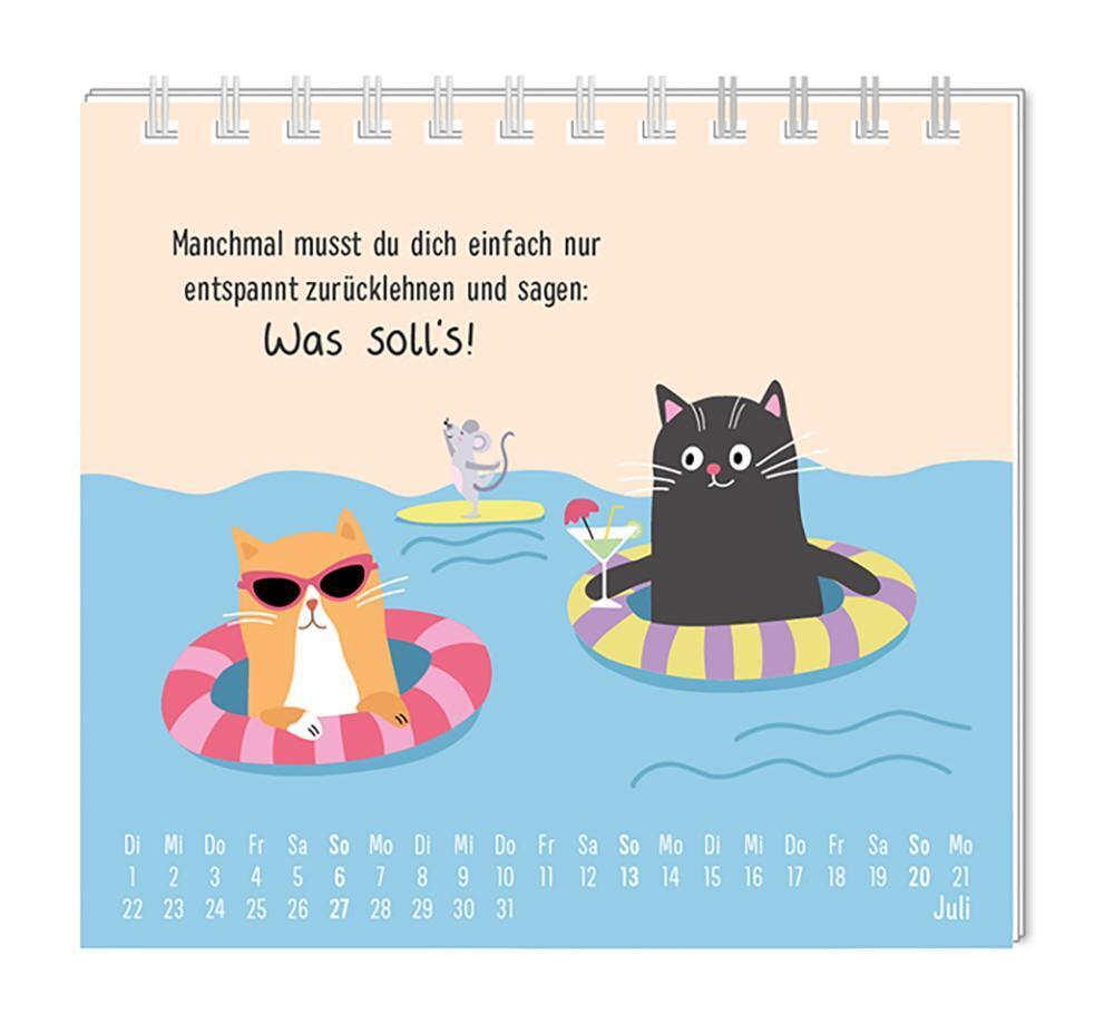 Bild: 9783986361310 | Mini-Kalender 2025 Have a purrrfect time! | Mini-Kalender | Original