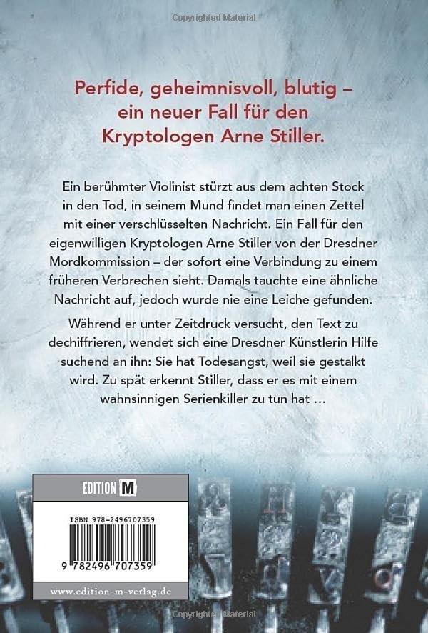 Rückseite: 9782496707359 | Die Chiffre | Elias Haller | Taschenbuch | Ein Arne-Stiller-Thriller