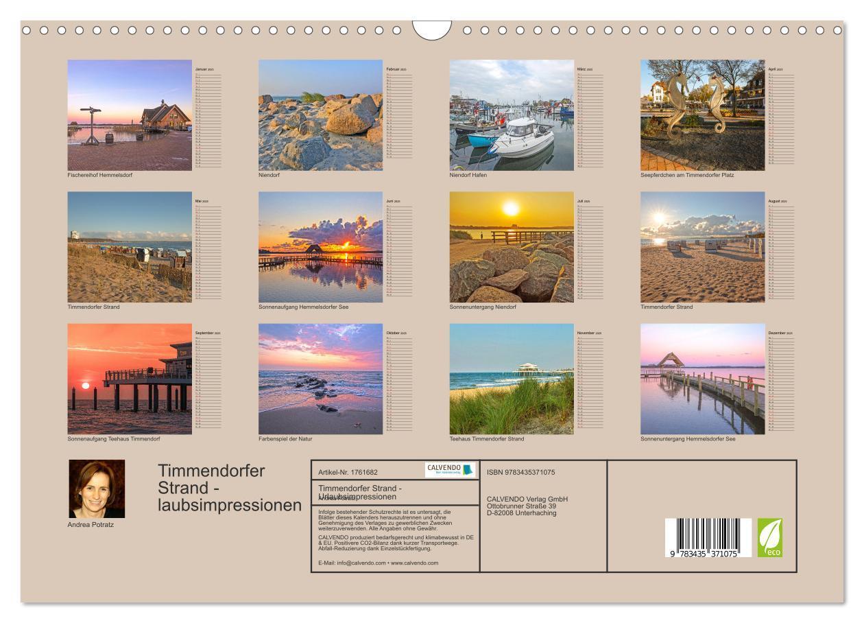 Bild: 9783435371075 | Timmendorfer Strand - Urlaubsimpressionen (Wandkalender 2025 DIN A3...