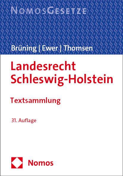 Cover: 9783756009275 | Landesrecht Schleswig-Holstein | Textsammlung | Brüning (u. a.) | Buch