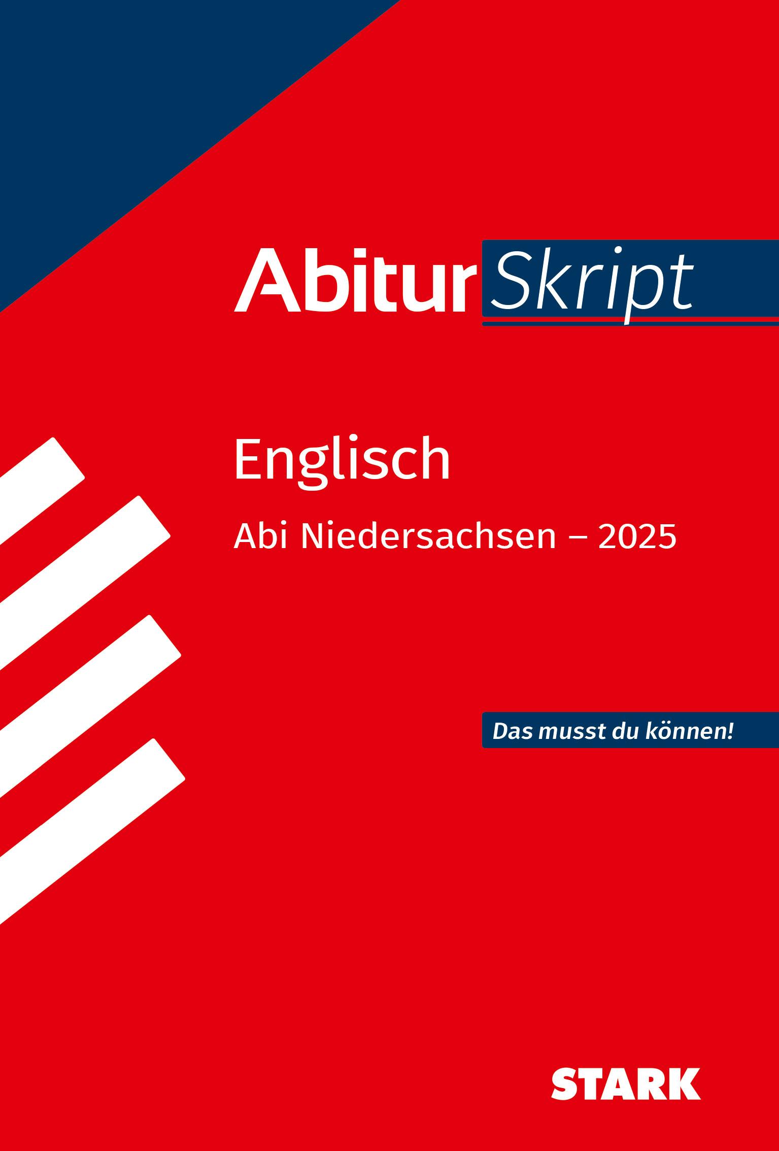 Cover: 9783849059811 | STARK AbiturSkript - Englisch - Niedersachsen 2025 | Rainer Jacob