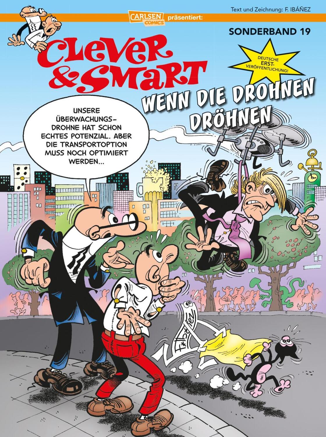 Cover: 9783551795823 | Clever und Smart Sonderband 19: Wenn die Drohnen dröhnen | Ibáñez