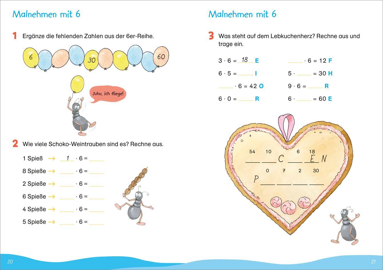 Bild: 9783788624583 | Fit fürs Einmaleins 2. Klasse. Mein Übungsheft | Andrea Tonte | 72 S.