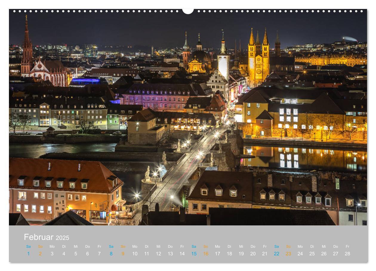 Bild: 9783435224746 | Würzburg - Stadt der Kirchen (Wandkalender 2025 DIN A2 quer),...