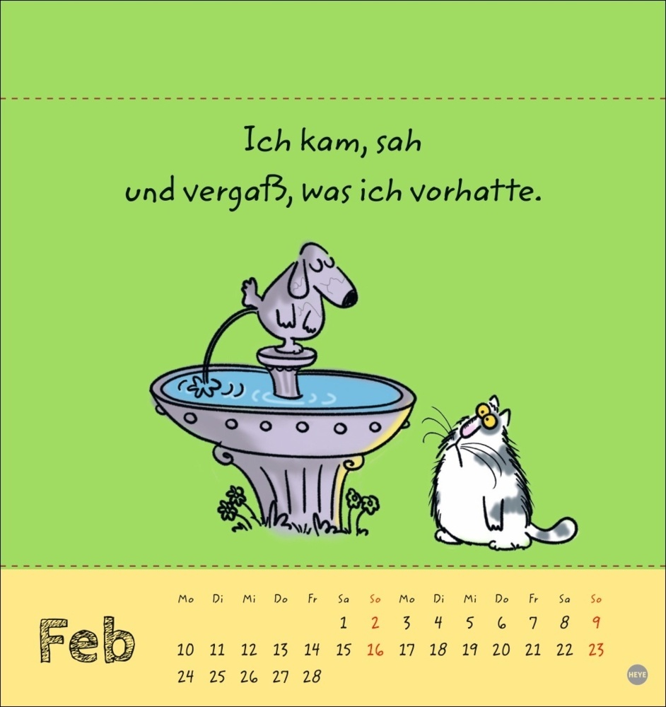 Bild: 9783756406951 | Catzz Postkartenkalender 2025 | Alexander Holzach | Kalender | 13 S.