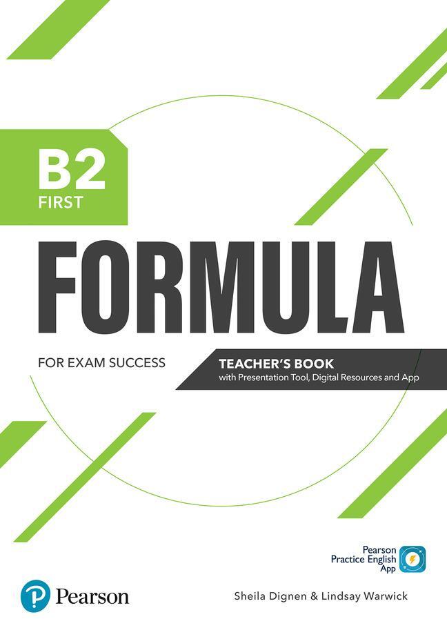 Cover: 9781292391458 | Formula B2 First Teacher's Book &amp; Teacher's Portal Access Code | 2021