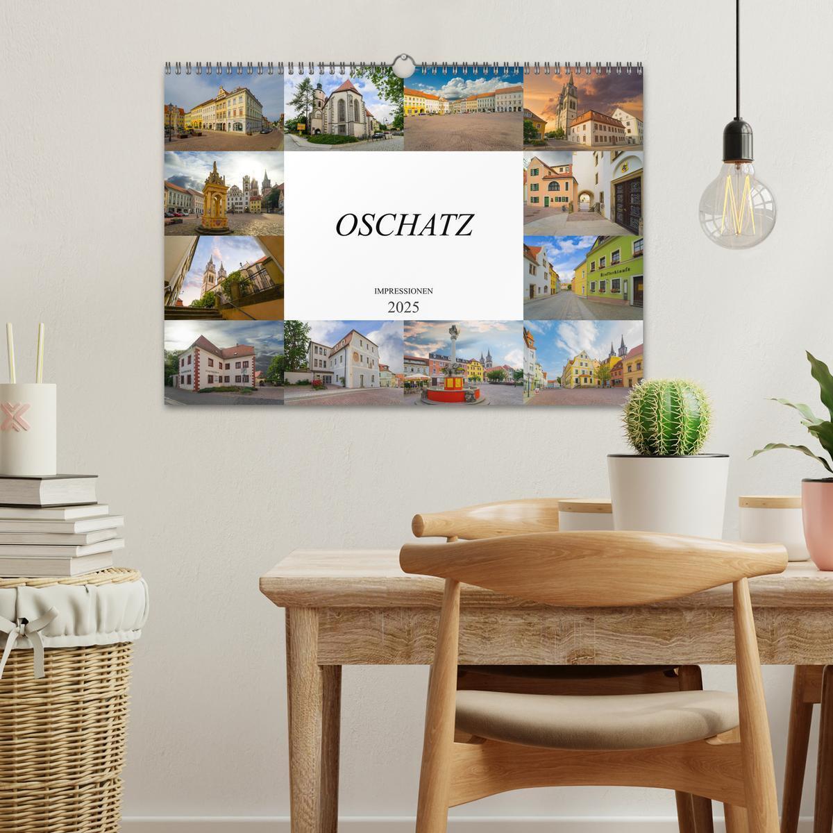 Bild: 9783435313556 | Oschatz Impressionen (Wandkalender 2025 DIN A3 quer), CALVENDO...