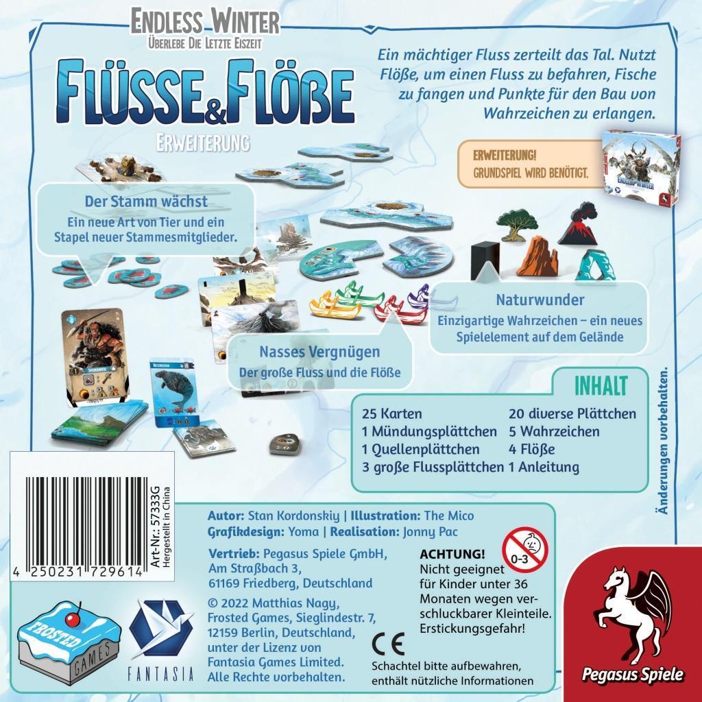 Bild: 4250231729614 | Endless Winter: Flüsse &amp; Flöße [Erweiterung] (Frosted Games) | Spiel