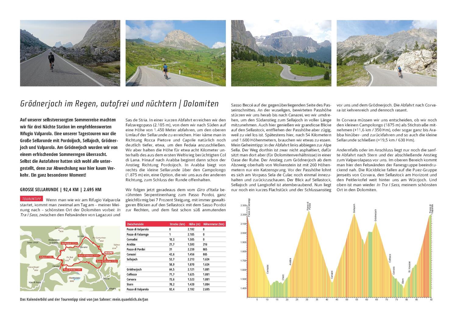 Bild: 9783942191159 | quäldich.de-Rennrad-Kalender 2025 Format DIN A3 | Kalender | Deutsch