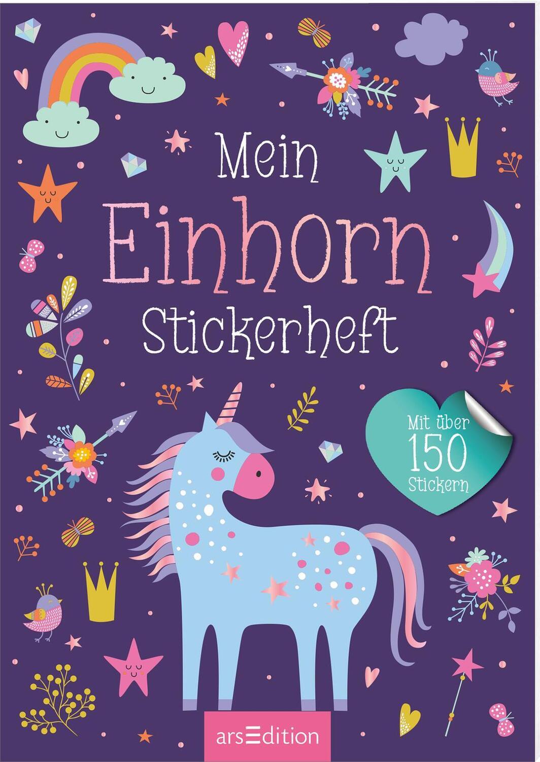 Cover: 4014489133940 | Mein Einhorn-Stickerheft | Mit über 150 Stickern | Stück | 16 S.