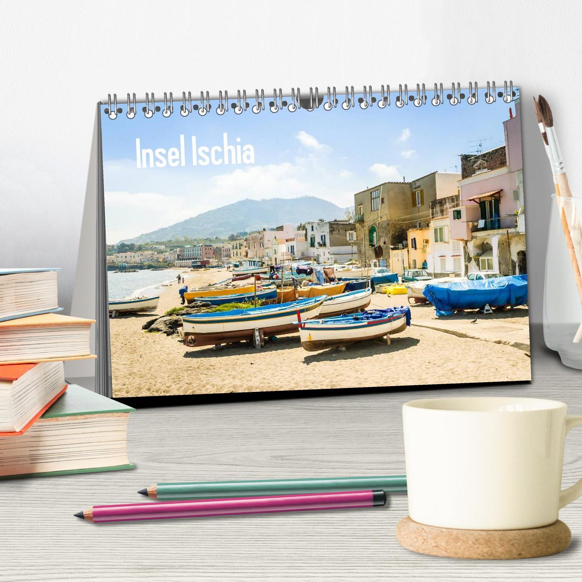 Bild: 9783435766987 | Insel Ischia (Tischkalender 2025 DIN A5 quer), CALVENDO Monatskalender