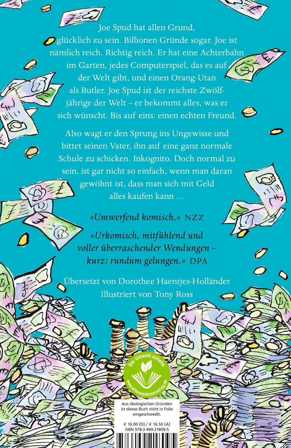 Rückseite: 9783757100322 | Billionen-Boy | David Walliams | Buch | 288 S. | Deutsch | 2024