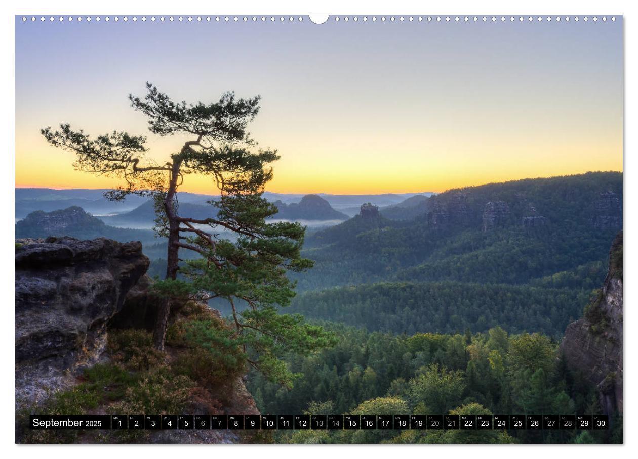 Bild: 9783435351138 | Wunderschönes Elbsandsteingebirge (Wandkalender 2025 DIN A2 quer),...