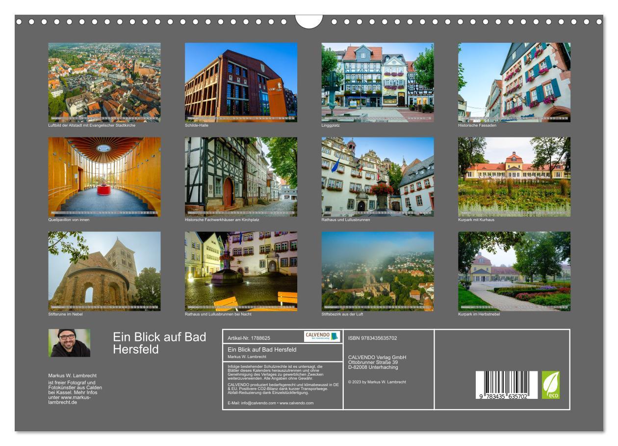 Bild: 9783435635702 | Ein Blick auf Bad Hersfeld (Wandkalender 2025 DIN A3 quer),...