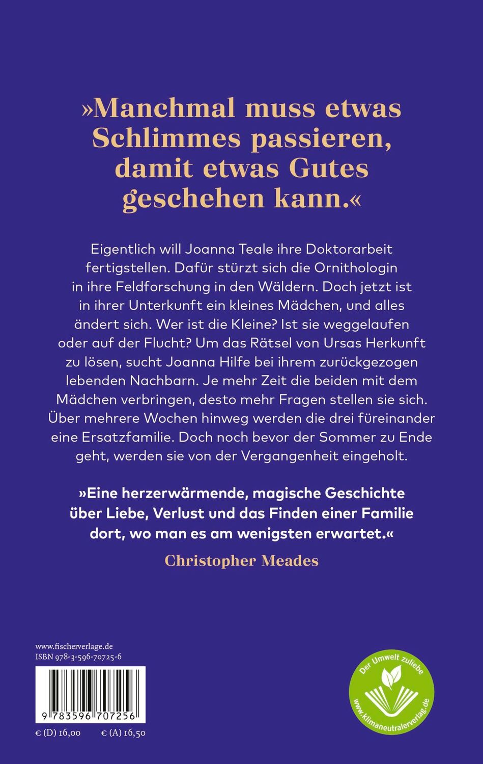 Rückseite: 9783596707256 | Ein Nest voller Träume | Roman | Glendy Vanderah | Taschenbuch | 2022