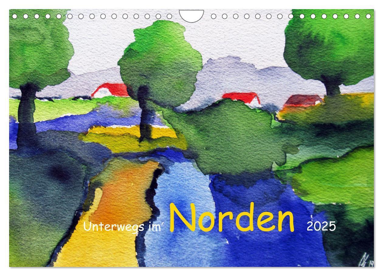 Cover: 9783435103522 | Unterwegs im Norden 2025 (Wandkalender 2025 DIN A4 quer), CALVENDO...