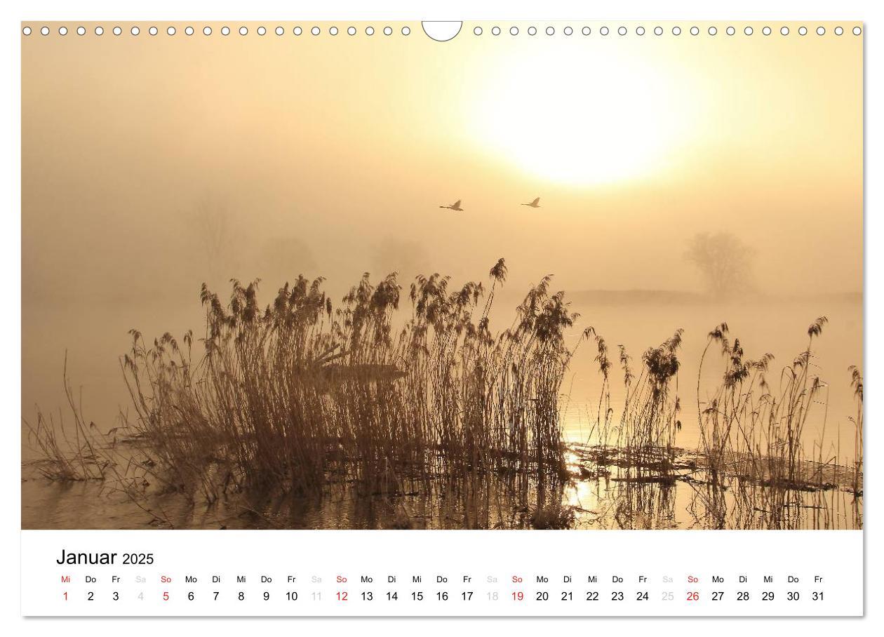 Bild: 9783435760015 | Morgenstimmungen 2025 (Wandkalender 2025 DIN A3 quer), CALVENDO...