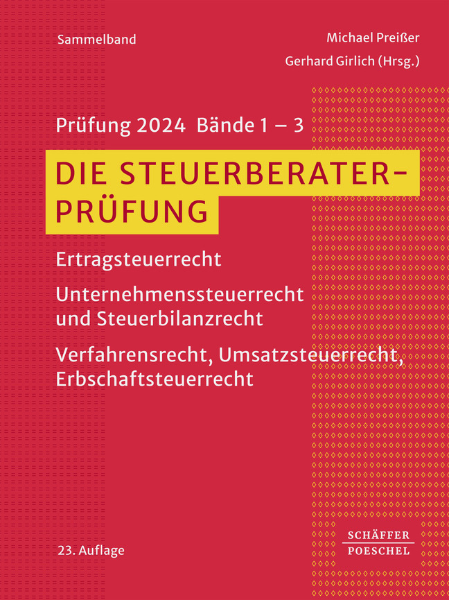 Cover: 9783791062174 | Die Steuerberaterprüfung | Prüfung 2024, Paket - Bände 1-3 | Buch