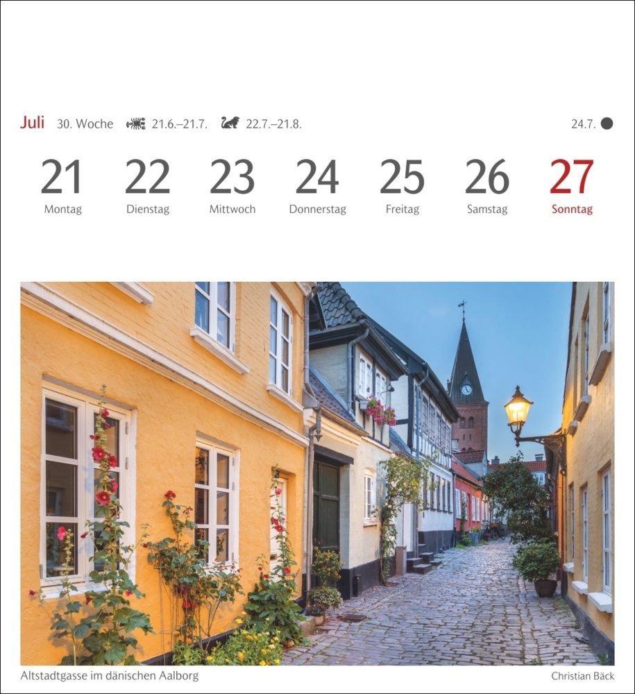 Bild: 9783840035241 | Oasen der Stille Postkartenkalender 2025 - Wochenkalender mit 53...