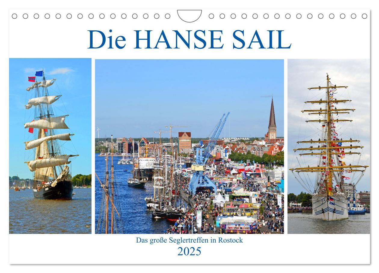 Cover: 9783435203185 | Die HANSE SAIL Das große Seglertreffen in Rostock (Wandkalender...