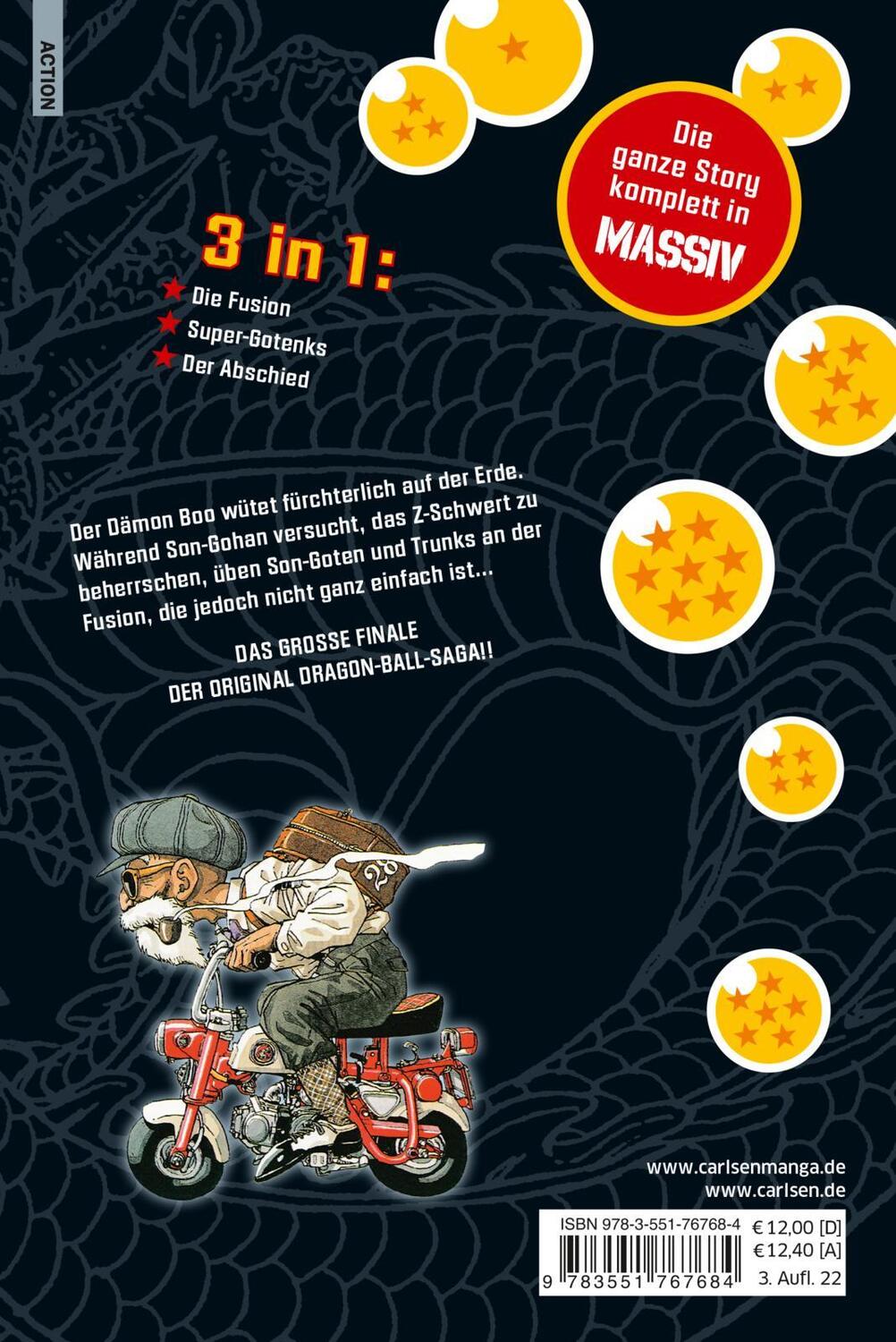 Rückseite: 9783551767684 | Dragon Ball Massiv 14 | Die Originalserie als 3-in-1-Edition! | Buch