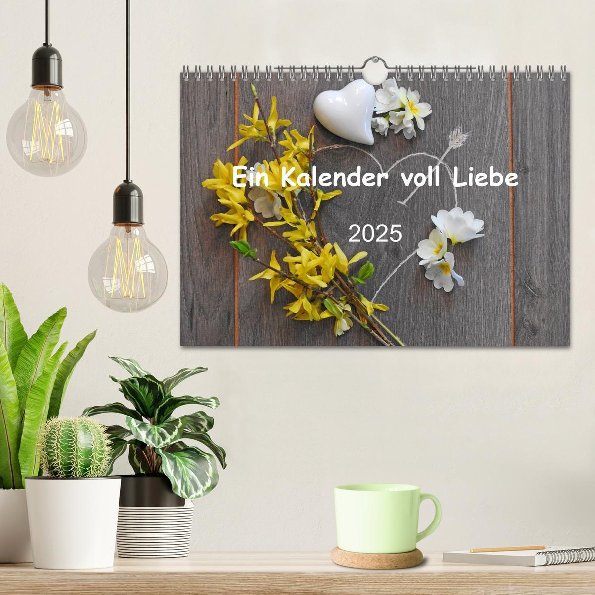 Bild: 9783435153176 | Ein Kalender voll Liebe (Wandkalender 2025 DIN A4 quer), CALVENDO...