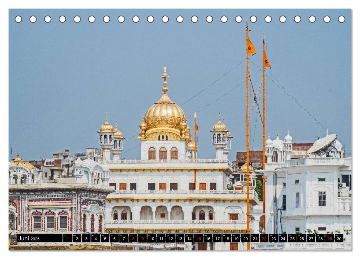 Bild: 9783435300938 | Amritsar - Der goldene Tempel (Tischkalender 2025 DIN A5 quer),...