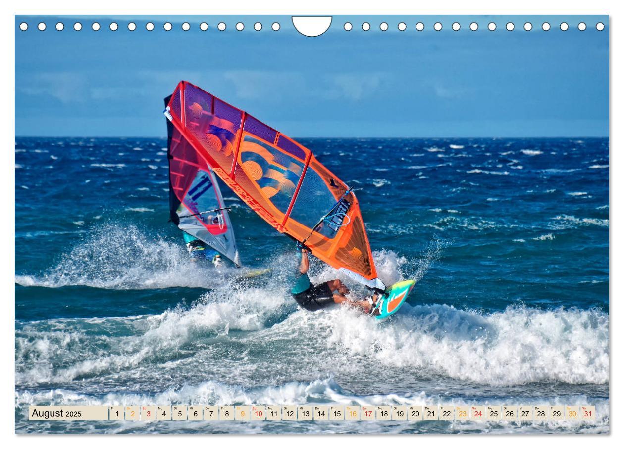 Bild: 9783435272594 | Windsurfing - extrem cool (Wandkalender 2025 DIN A4 quer), CALVENDO...