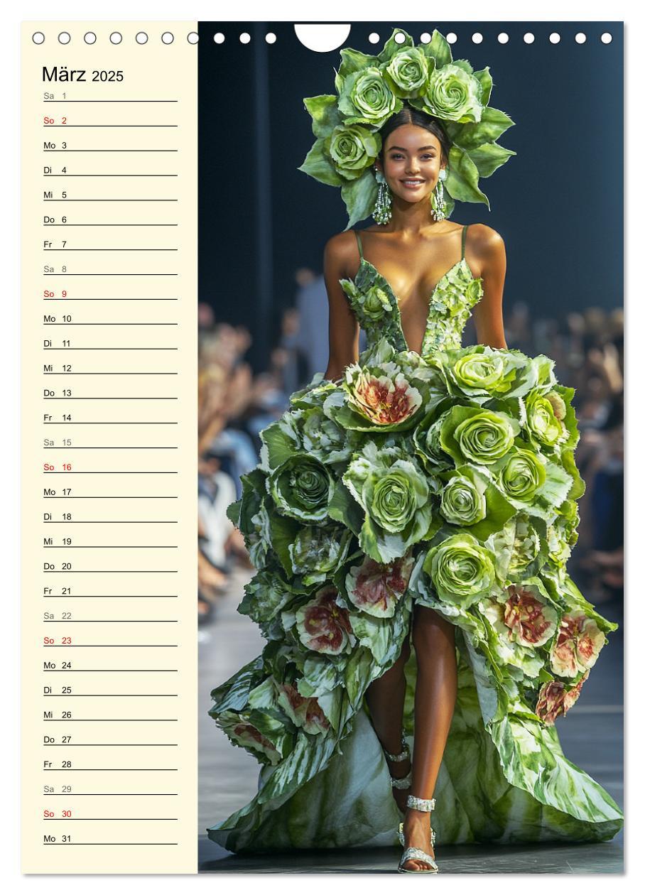 Bild: 9783457226438 | Blütenzauber. High Fashion auf dem Catwalk (Wandkalender 2025 DIN...