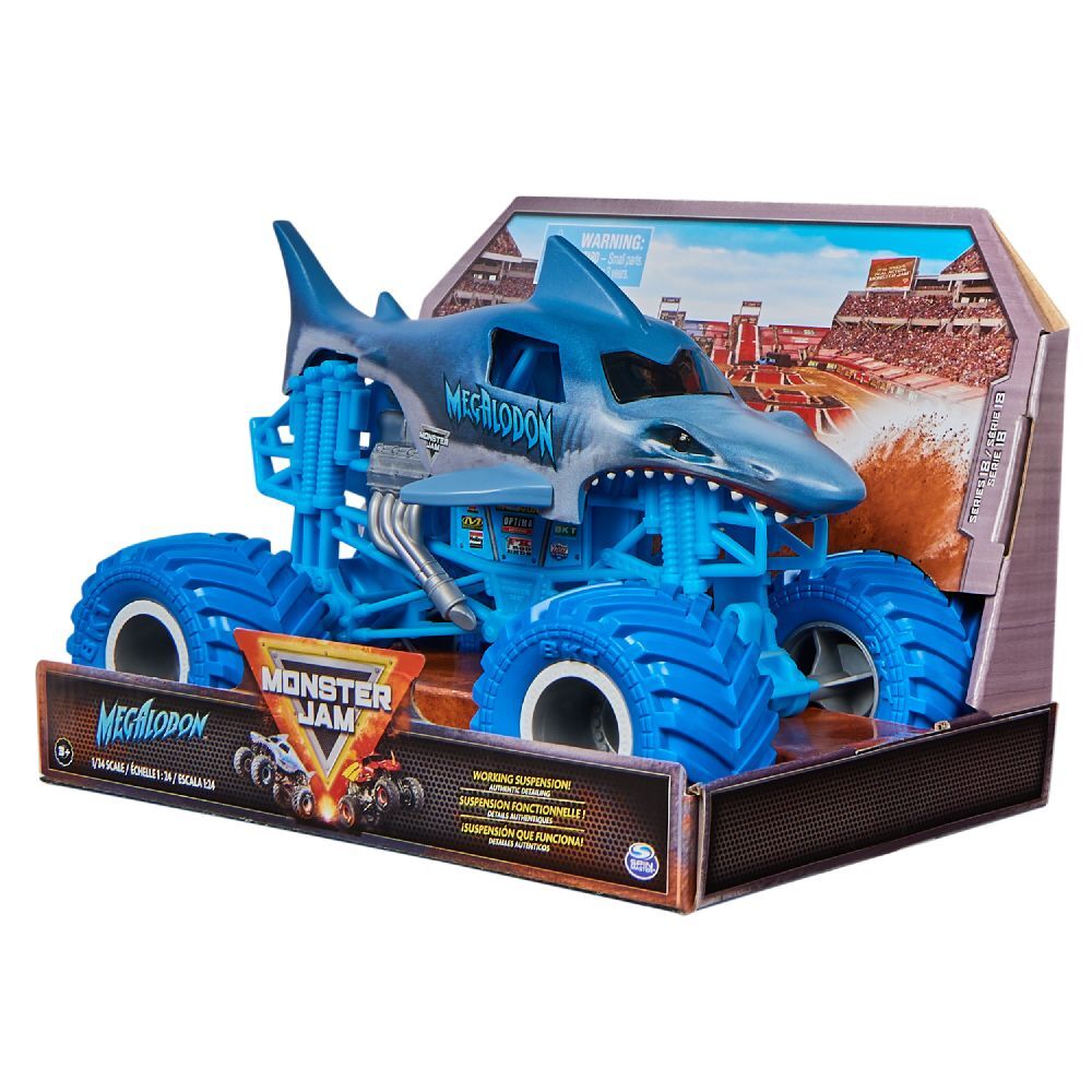 Bild: 778988459218 | MNJ Monster Jam Die Cast 1:24 Megalodon | Karton | 59218 | Deutsch