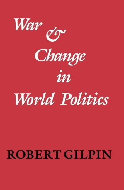 Cover: 9780521273763 | War and Change in World Politics | Robert Gilpin | Taschenbuch | 1984