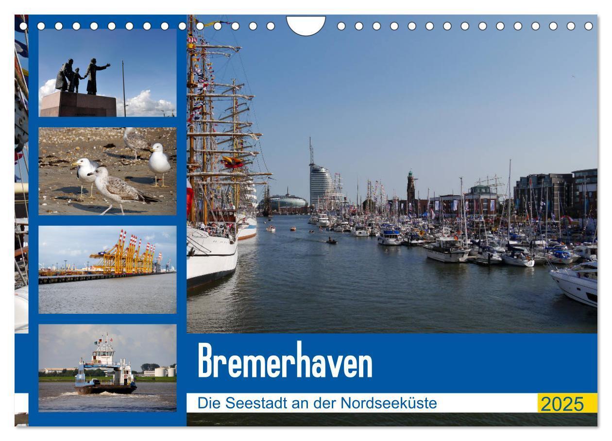 Cover: 9783435356478 | Bremerhaven. Die Seestadt an der Nordseeküste (Wandkalender 2025...