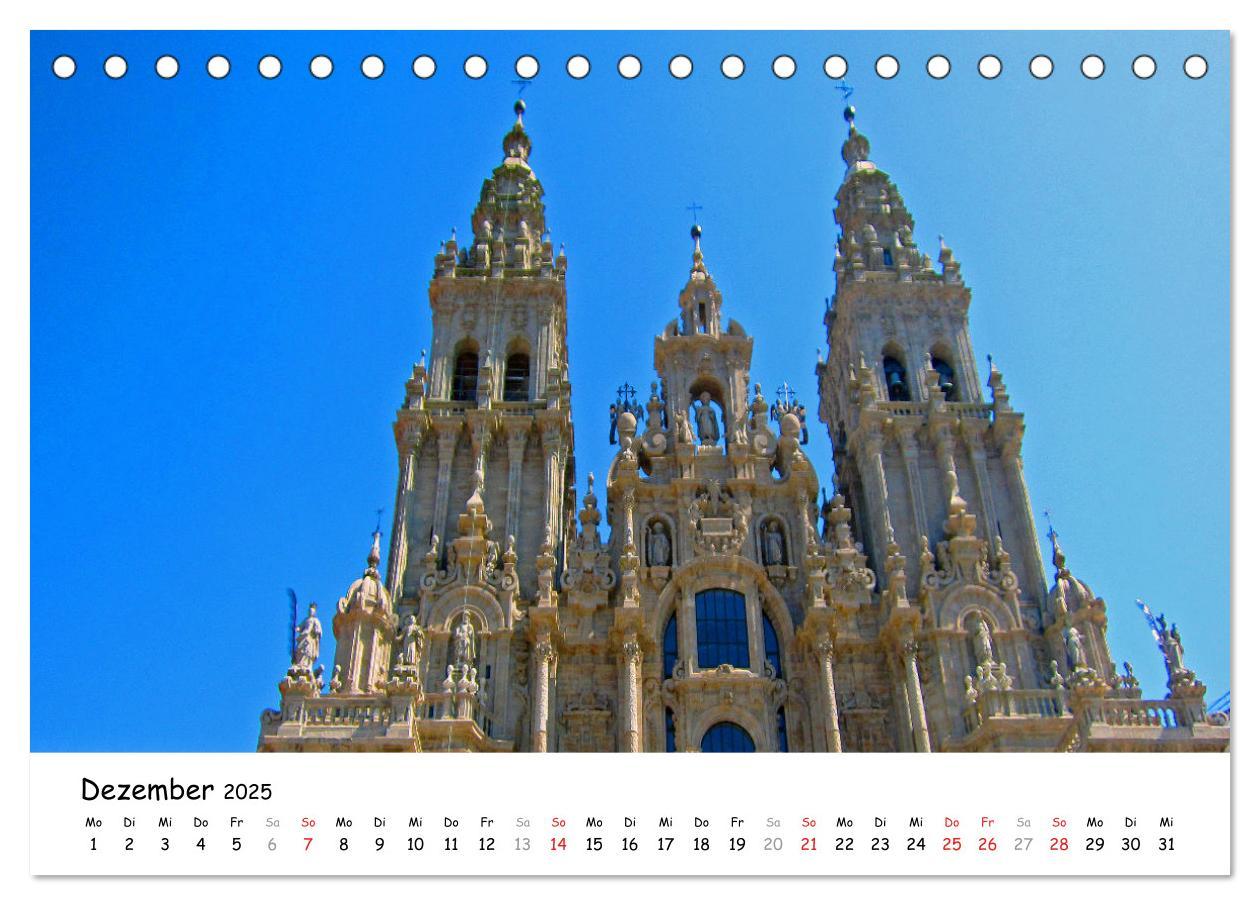 Bild: 9783435192328 | Jakobsweg - Camino Ingles (Tischkalender 2025 DIN A5 quer),...