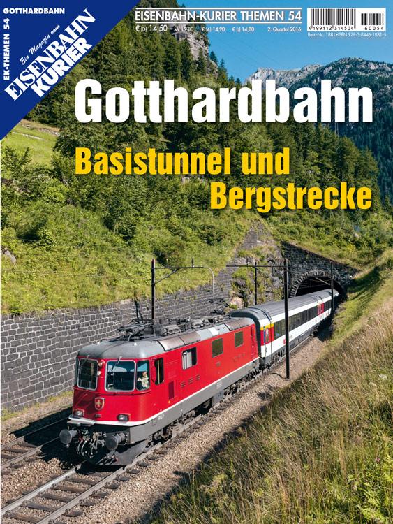 Cover: 9783844618815 | Eisenbahn-Kurier 54 - Gotthardbahn | Basistunnel und Bergstrecke