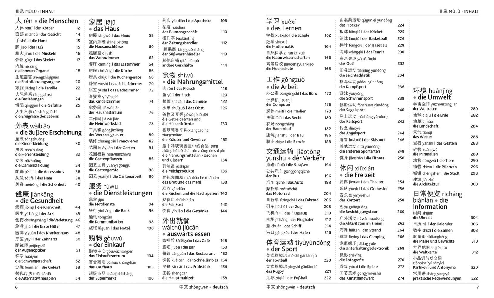 Bild: 9783831029648 | Visuelles Wörterbuch Chinesisch Deutsch; . | Taschenbuch | 392 S.