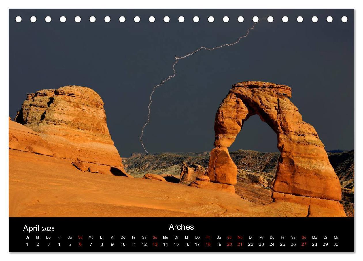 Bild: 9783435799435 | USA - Der Wilde Westen (Tischkalender 2025 DIN A5 quer), CALVENDO...