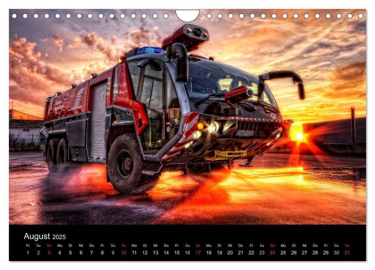 Bild: 9783435829538 | Einsatzfahrzeuge (Wandkalender 2025 DIN A4 quer), CALVENDO...