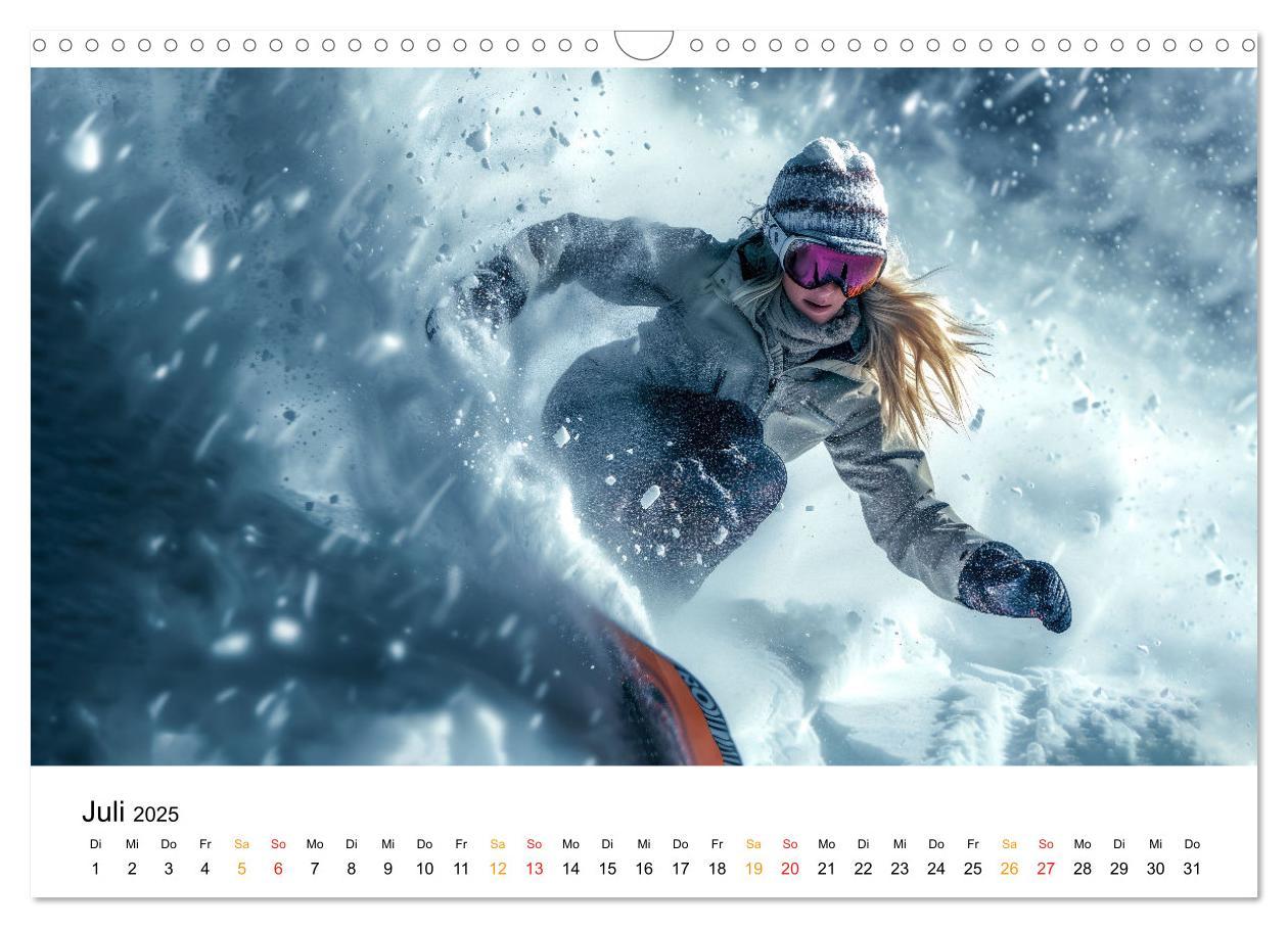 Bild: 9783457226483 | Kufen, Ski &amp; Snowboard (Wandkalender 2025 DIN A3 quer), CALVENDO...